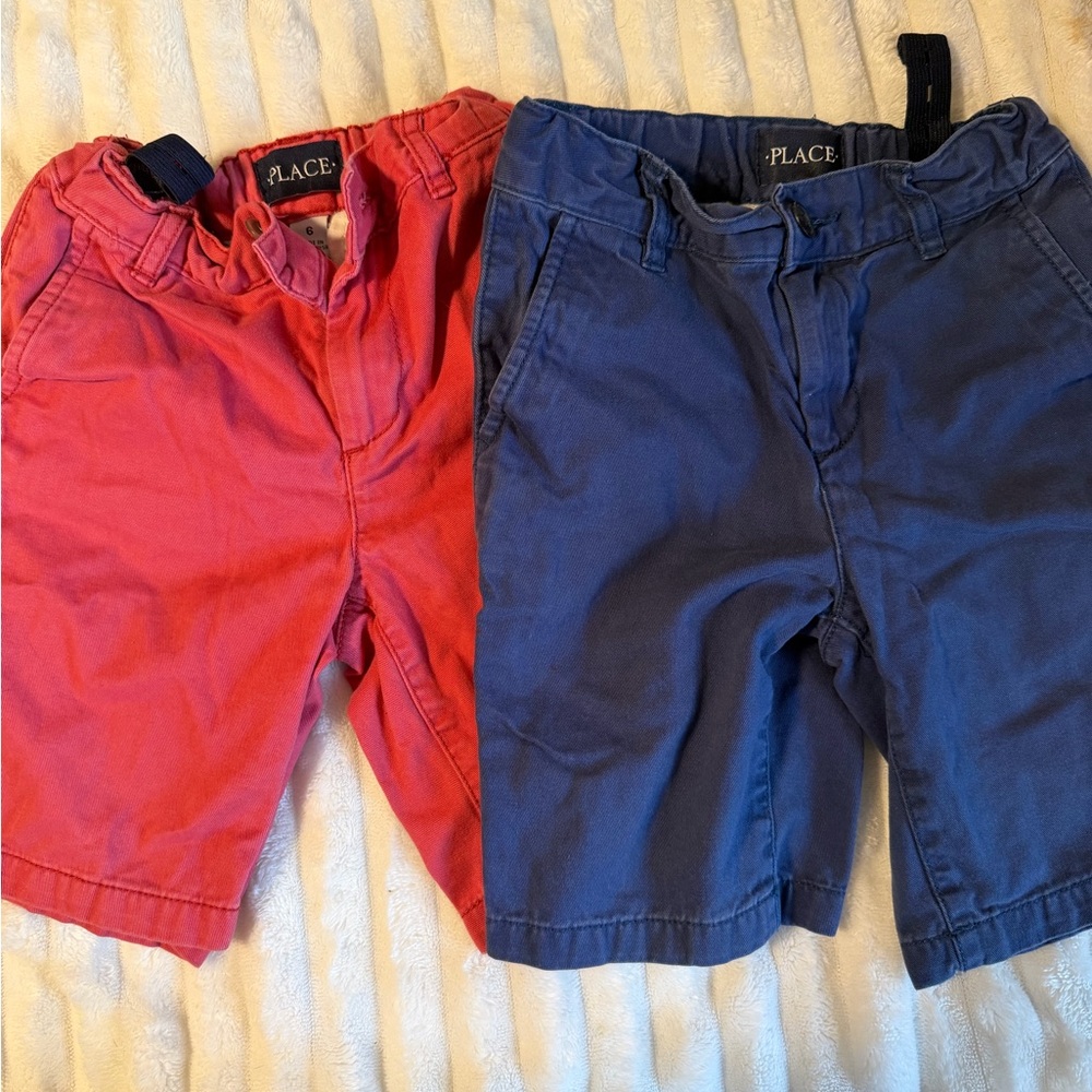 The Children's Place Red and Blue Kids Shorts